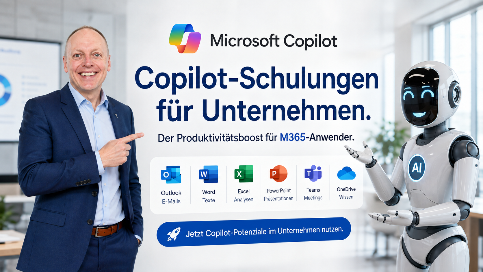 Copilot-Schulungen für Unternehmen mit Microsoft 365